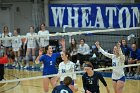 VB vs MHC  Wheaton Women's Volleyball vs Mount Holyoke College. - Photo by Keith Nordstrom : Wheaton, Volleyball, VB